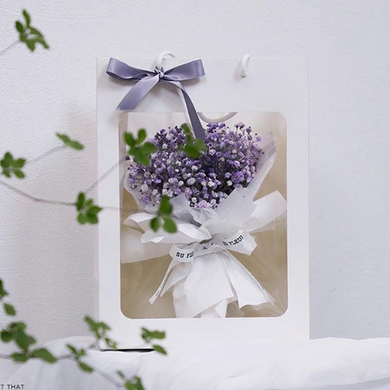 5PCS Flower Handbags Transparent Bouquet Gift Bag Wedding Festival Candy Paper Packaging Bag Dragees Mariage Soap Packaging
5PCS Flower Handbags Transparent Bouquet Gift Bag Wedding Festival Candy Paper Packaging Bag Dragees Mariage Soap Packaging