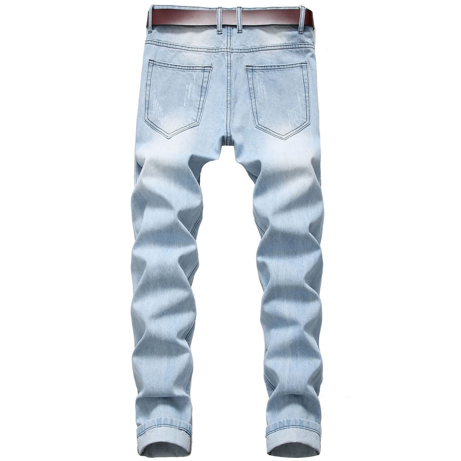 2021 New Autumn Spring Men's Streetwear Hip Hop Punk Stretch Bike Jeans Trendy Holes Straight Denim Trouers Tb7s, 409 1
2021 New Autumn Spring Men's Streetwear Hip Hop Punk Stretch Bike Jeans Trendy Holes Straight Denim Trouers Tb7s, 409 1