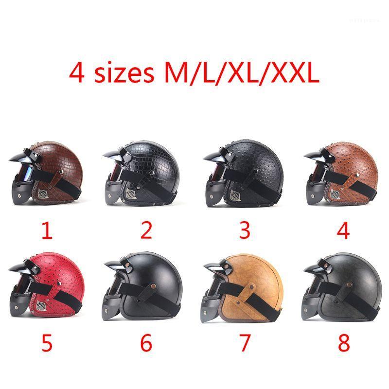 Open Face Vintage Motorcycle Helmet PU Leather 3/4 Motorcycle Chopper Bike for Helmet Goggle Mask1, 4-xl
Open Face Vintage Motorcycle Helmet PU Leather 3/4 Motorcycle Chopper Bike for Helmet Goggle Mask1, 4-xl