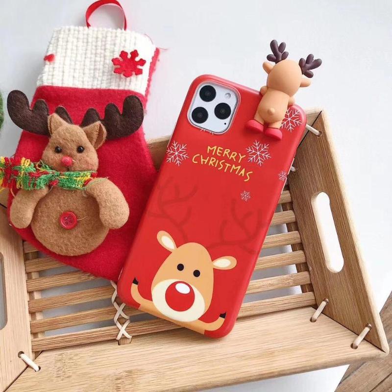 Christmas Phone Case With Cute Doll For XR 11 Pro XS Max 7 8 6 Silicone Phone Matte Cartoon Cover Creative Gifts
Christmas Phone Case With Cute Doll For XR 11 Pro XS Max 7 8 6 Silicone Phone Matte Cartoon Cover Creative Gifts