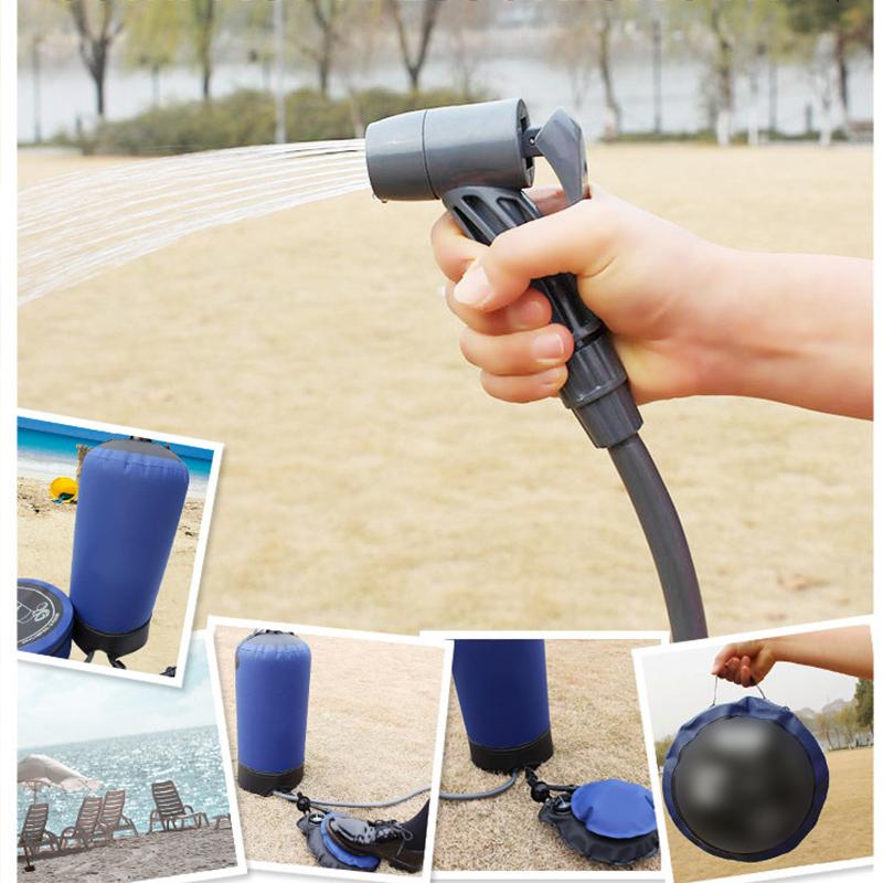 11L Outdoor Inflatable Shower Bag With Foot Pump Pressure Bathing Water Bag For Travel Hiking Camping Beach Washing Cars Tools, Blue
11L Outdoor Inflatable Shower Bag With Foot Pump Pressure Bathing Water Bag For Travel Hiking Camping Beach Washing Cars Tools, Blue