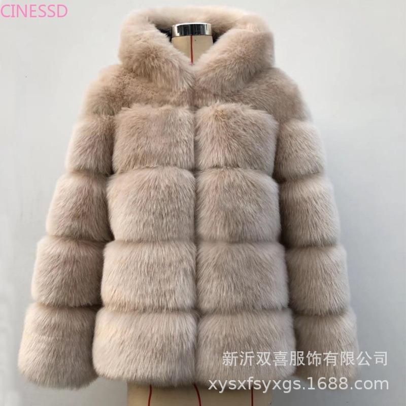 2021 new Top Fashion Winter Short Faux Fur Coat Women Elegant Thick Warm Outerwear Fake Fur Jacket Mink Coats Ladies fashion, Black
2021 new Top Fashion Winter Short Faux Fur Coat Women Elegant Thick Warm Outerwear Fake Fur Jacket Mink Coats Ladies fashion, Black
