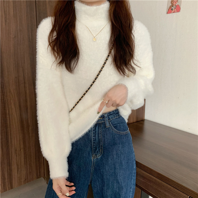 Women's High-necked Turtlenecks Loose, Solid Lantern... Pullover's Sleeve... Elegant Office Lady Thickening... Plush Winter Clothes. XEAS, Sand
Women's High-necked Turtlenecks Loose, Solid Lantern... Pullover's Sleeve... Elegant Office Lady Thickening... Plush Winter Clothes. XEAS, Sand