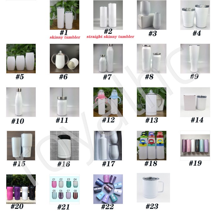 Sample Link! Sublimation 20oz Skinny Tumbler 12oz Wine Tumblers 20oz Acrylic Bottles Straight Water Bottles 10oz Egg Shaped Mugs with Handle
Sample Link! Sublimation 20oz Skinny Tumbler 12oz Wine Tumblers 20oz Acrylic Bottles Straight Water Bottles 10oz Egg Shaped Mugs with Handle
