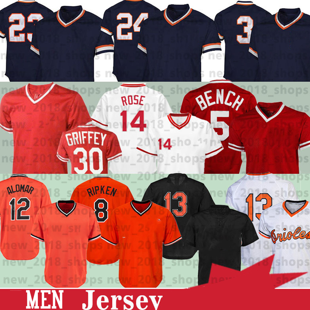 Johnny Benc Ken Griffey Jr 23 Kirk Gibson 24 Miguel Cabrera 3 Alan Trammell 14 Pete Rose 11 Barry Larkin 19 Joey Votto Baseball Jerseys, Men(lao hu)
Johnny Benc Ken Griffey Jr 23 Kirk Gibson 24 Miguel Cabrera 3 Alan Trammell 14 Pete Rose 11 Barry Larkin 19 Joey Votto Baseball Jerseys, Men(lao hu)
