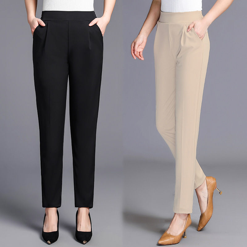 2021 New Middle-aged Women's Spring Summer Solid Casual Office Ladies Pants High Waist Temperament Female Straight Trousers Y341 Qexv, Khaki
2021 New Middle-aged Women's Spring Summer Solid Casual Office Ladies Pants High Waist Temperament Female Straight Trousers Y341 Qexv, Khaki