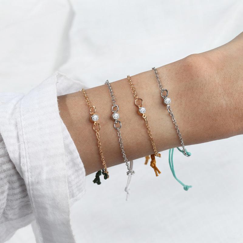 Fashion 4-Color Rope CZ Bracelet Set For Women Exquisite Gold Silver Color Chain Bracelet Accessories Lady Party Jewelry Gift
Fashion 4-Color Rope CZ Bracelet Set For Women Exquisite Gold Silver Color Chain Bracelet Accessories Lady Party Jewelry Gift