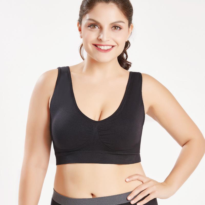 Sitonjwly Women Plus Size Push Up Bras for Women Wire Free Thin Brassiere Sexy Female Sports Bra Underwear Shockproof Bralette, Black
Sitonjwly Women Plus Size Push Up Bras for Women Wire Free Thin Brassiere Sexy Female Sports Bra Underwear Shockproof Bralette, Black