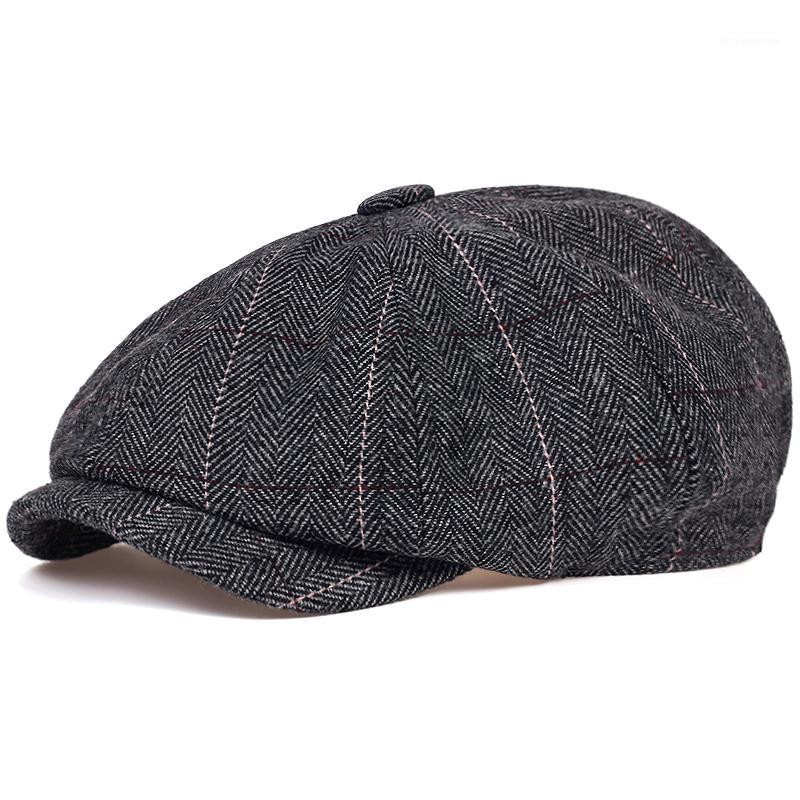 Unisex Autumn Winter Newsboy Caps Men And Women Warm Tweed Octagonal Hats For Male Detective Hats Retro Flat Caps tide gorras1, Dark grey
Unisex Autumn Winter Newsboy Caps Men And Women Warm Tweed Octagonal Hats For Male Detective Hats Retro Flat Caps tide gorras1, Dark grey