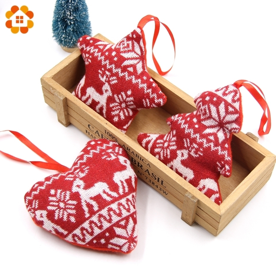 2021 Ornaments 1PC Cloth Red For Pendant Tree Heart&Star&Tree Xmas Decorations Kids Gift Christmas Party Supplies new
2021 Ornaments 1PC Cloth Red For Pendant Tree Heart&Star&Tree Xmas Decorations Kids Gift Christmas Party Supplies new