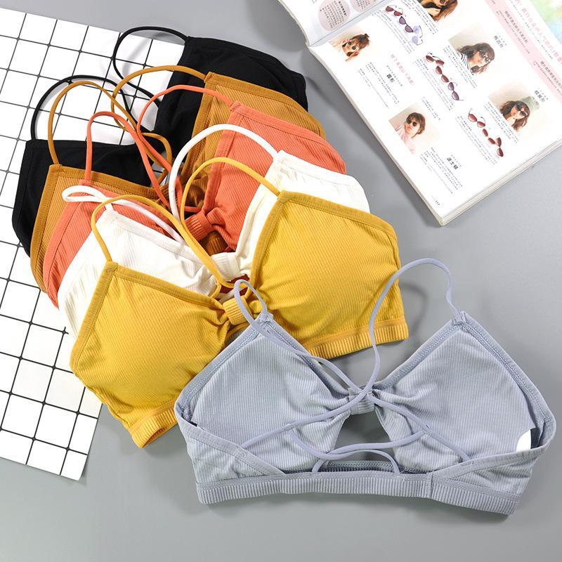 Solid Sports Bra Fitness Gym Underwear Women Push Up Cotton Sports Bra Girl Jogging Running Yoga Sport Tops Bras Women1, Champagne
Solid Sports Bra Fitness Gym Underwear Women Push Up Cotton Sports Bra Girl Jogging Running Yoga Sport Tops Bras Women1, Champagne