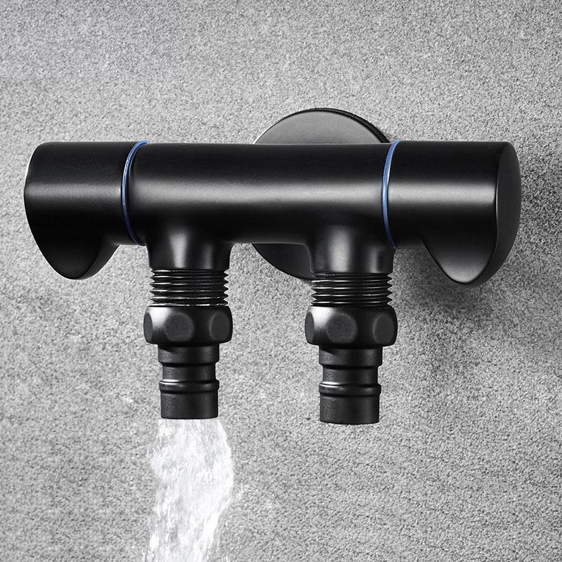 1pc Black Brass Wall Mounted Washing Machine Faucet One Into Two Out Bibcock Double Handle Double Head Taps
1pc Black Brass Wall Mounted Washing Machine Faucet One Into Two Out Bibcock Double Handle Double Head Taps