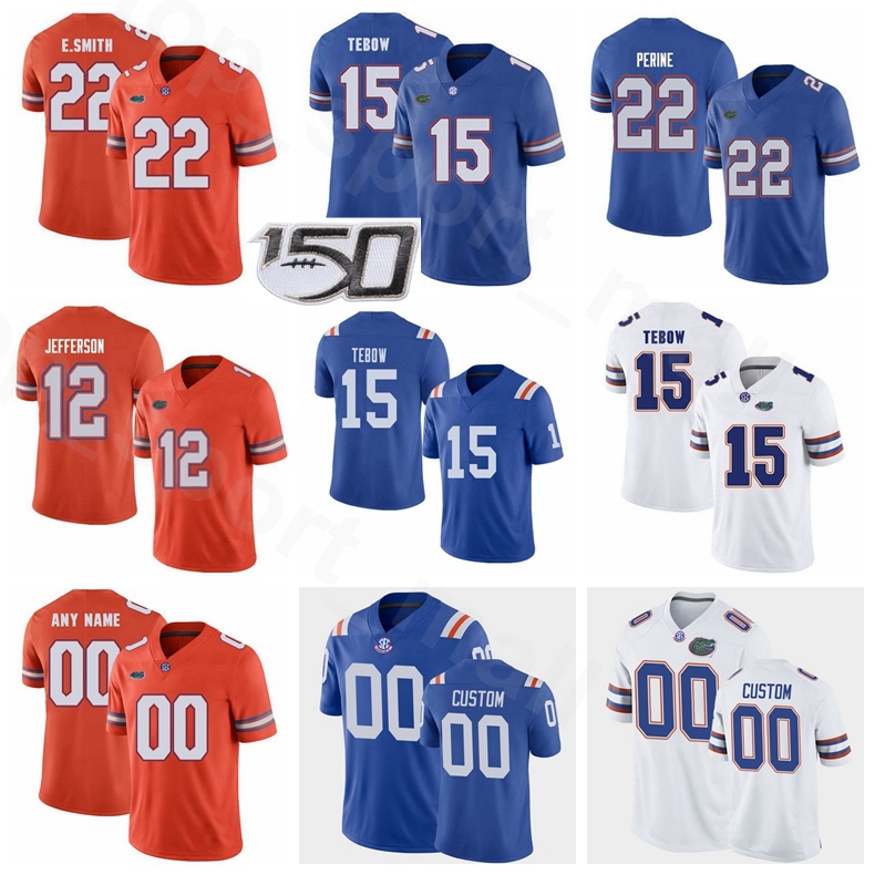 Youth Men Women NCAA Football Florida Gators College 15 Tim Tebow Jerseys 22 Emmitt Smith 33 David Reese 12 Van Jefferson Lamical Perine, With 150th patch
Youth Men Women NCAA Football Florida Gators College 15 Tim Tebow Jerseys 22 Emmitt Smith 33 David Reese 12 Van Jefferson Lamical Perine, With 150th patch