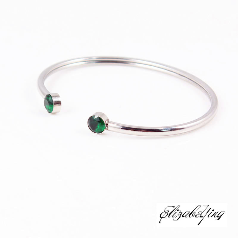 Fashion Bracelet Crystal Birthstone Silver Color Stainless Steel Bangle For Women Bracelets Bangles Gifts Jewelry
Fashion Bracelet Crystal Birthstone Silver Color Stainless Steel Bangle For Women Bracelets Bangles Gifts Jewelry