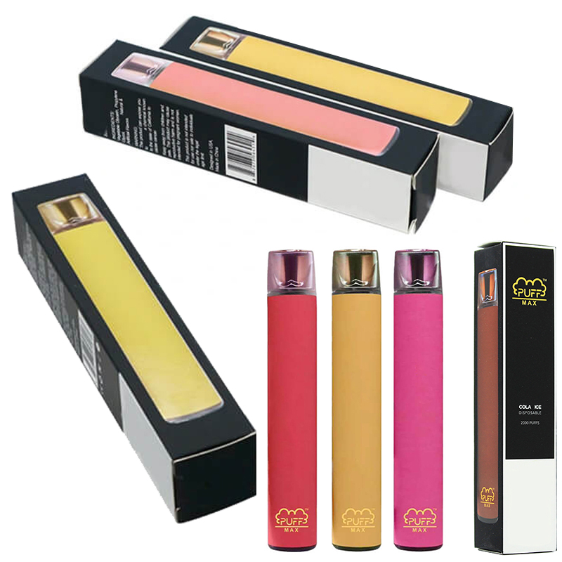 2000 Puffs Max Disposable Vape Pod Device Vape Starter Kits 5ML Capacity 1200mAh Vape Battery Ecig Vaporizer Pen Packaging Custom Made Empty
2000 Puffs Max Disposable Vape Pod Device Vape Starter Kits 5ML Capacity 1200mAh Vape Battery Ecig Vaporizer Pen Packaging Custom Made Empty