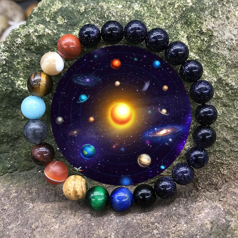 Natural Stone Eight Planets Bracelet Universe Yoga Chakra Solar System Bracelet for Men Women Jewelry
Natural Stone Eight Planets Bracelet Universe Yoga Chakra Solar System Bracelet for Men Women Jewelry