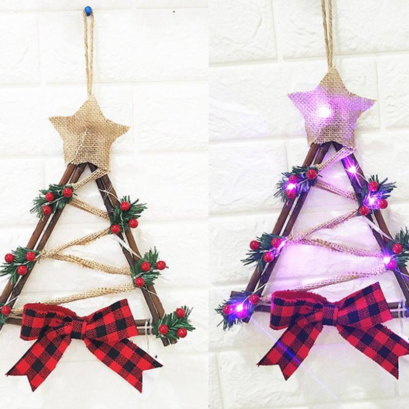 1PCS Christmas Wreath Garland LED Door Window Wall Hanging Ornament Decoration Rattan with Bow Pine Cones
1PCS Christmas Wreath Garland LED Door Window Wall Hanging Ornament Decoration Rattan with Bow Pine Cones