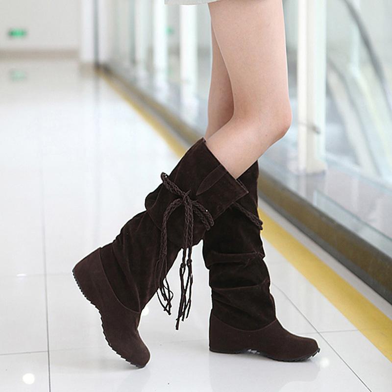 Hot 4 Colors Fringe Boots 2020 Low Heel Tassel Moccasin Flat Knee High Women Boots Plus Size 35~43 Drop Shipping, Black
Hot 4 Colors Fringe Boots 2020 Low Heel Tassel Moccasin Flat Knee High Women Boots Plus Size 35~43 Drop Shipping, Black