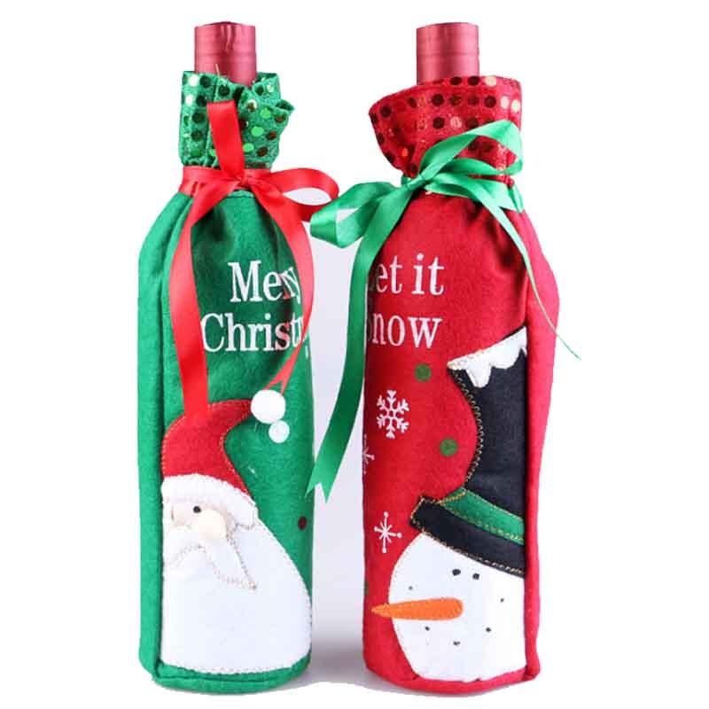 Red Green Cloth Let it Snow Merry Christmas Wine Wrap Table Decor Party Favor Christmas Supplies 10pcs/lot DEC334
Red Green Cloth Let it Snow Merry Christmas Wine Wrap Table Decor Party Favor Christmas Supplies 10pcs/lot DEC334