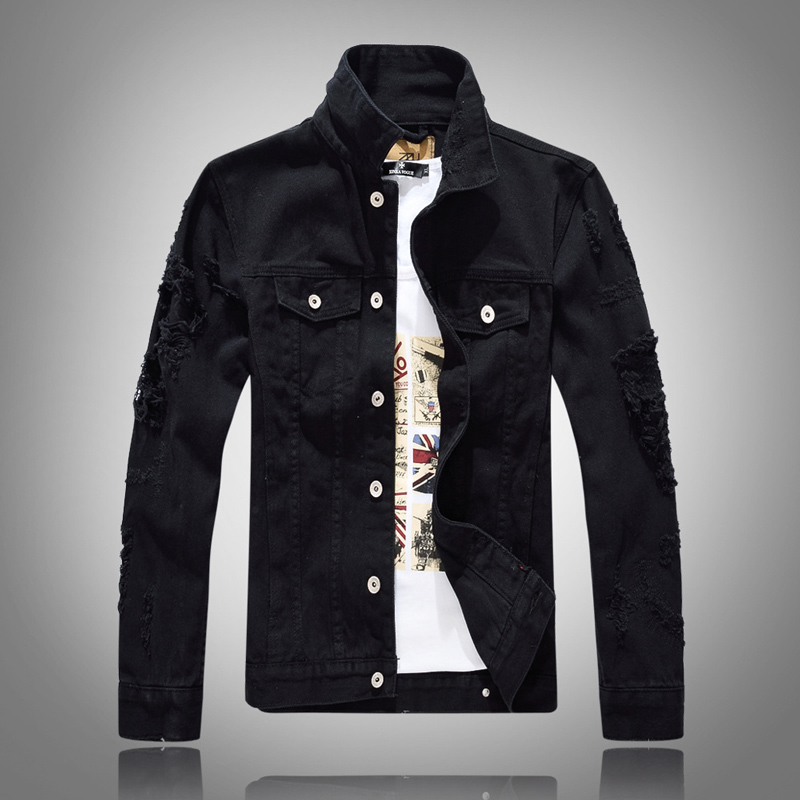 2021 New Fashion Streetwear Black Pink White Red Ripped Denim Jackets Men Destroyed Coats Korean Style Hip Hop Chaqueta Homme Ir0n
2021 New Fashion Streetwear Black Pink White Red Ripped Denim Jackets Men Destroyed Coats Korean Style Hip Hop Chaqueta Homme Ir0n