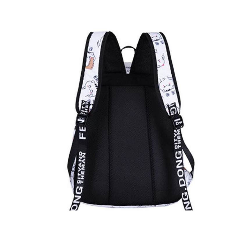 OKKID school bags for girls female laptop backpack usb backbag children backpacks cute cat school backpack for girls bag pack LJ201029