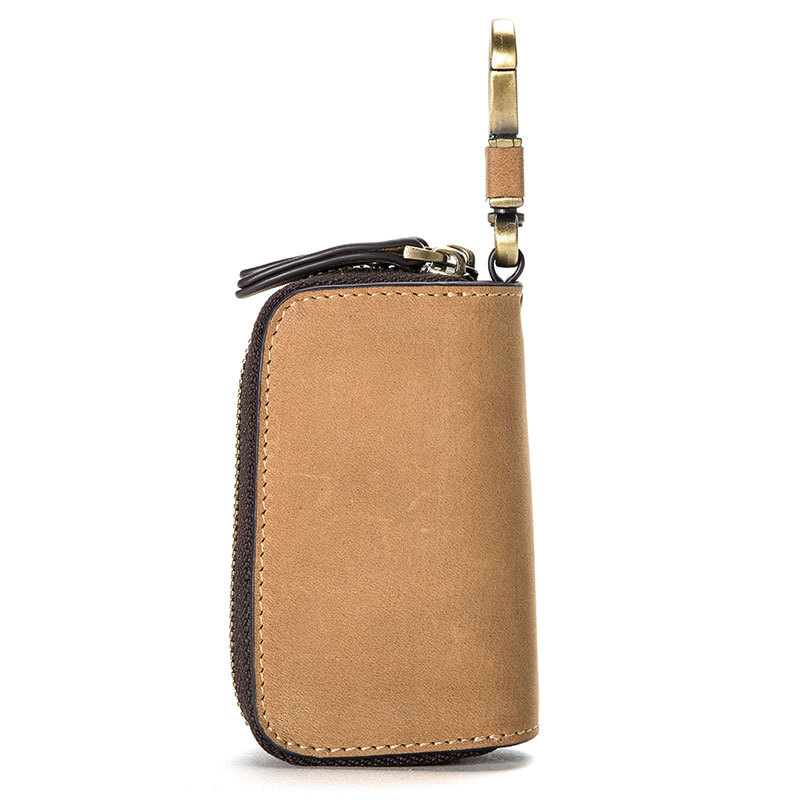 PU Leather Car Key Wallets Men Key Holder Housekeeper Keys Organizer Women Keychain Covers Zipper Key Case Bag Pouch Purse