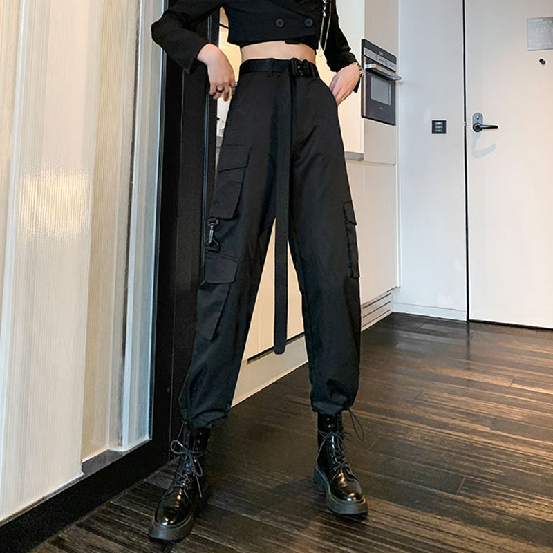 2021 New Fashion Cargo Belt Plus Size Female High Streetwear Ladies Jogging Sports Pants P4NW, Black
2021 New Fashion Cargo Belt Plus Size Female High Streetwear Ladies Jogging Sports Pants P4NW, Black