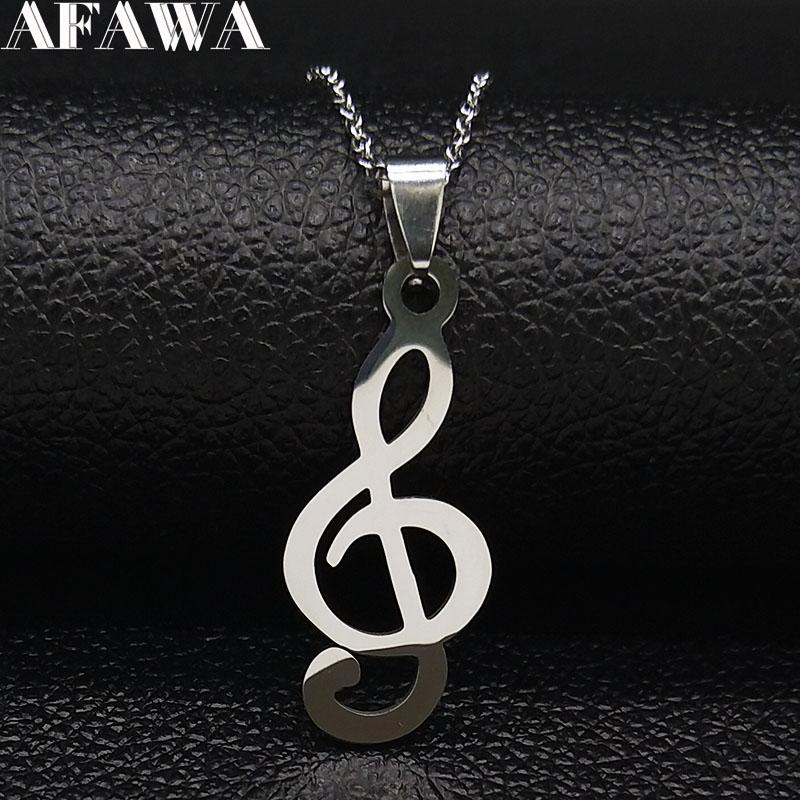 2021 New Fashion Note Stainless Steel Necklace for Women Gift Silver Color Necklaces & Pendants Jewellery colgantes N18929
2021 New Fashion Note Stainless Steel Necklace for Women Gift Silver Color Necklaces & Pendants Jewellery colgantes N18929