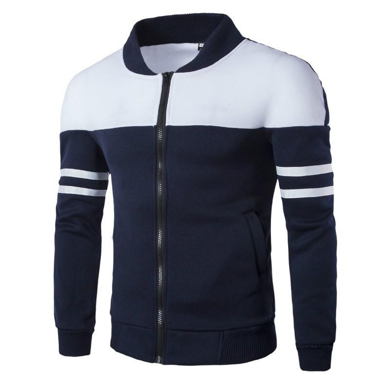 Fashion Men's Clothing Ribbon Decoration Patchwork Casual New Men's Spring and Autumn Coat Jacket, White
Fashion Men's Clothing Ribbon Decoration Patchwork Casual New Men's Spring and Autumn Coat Jacket, White