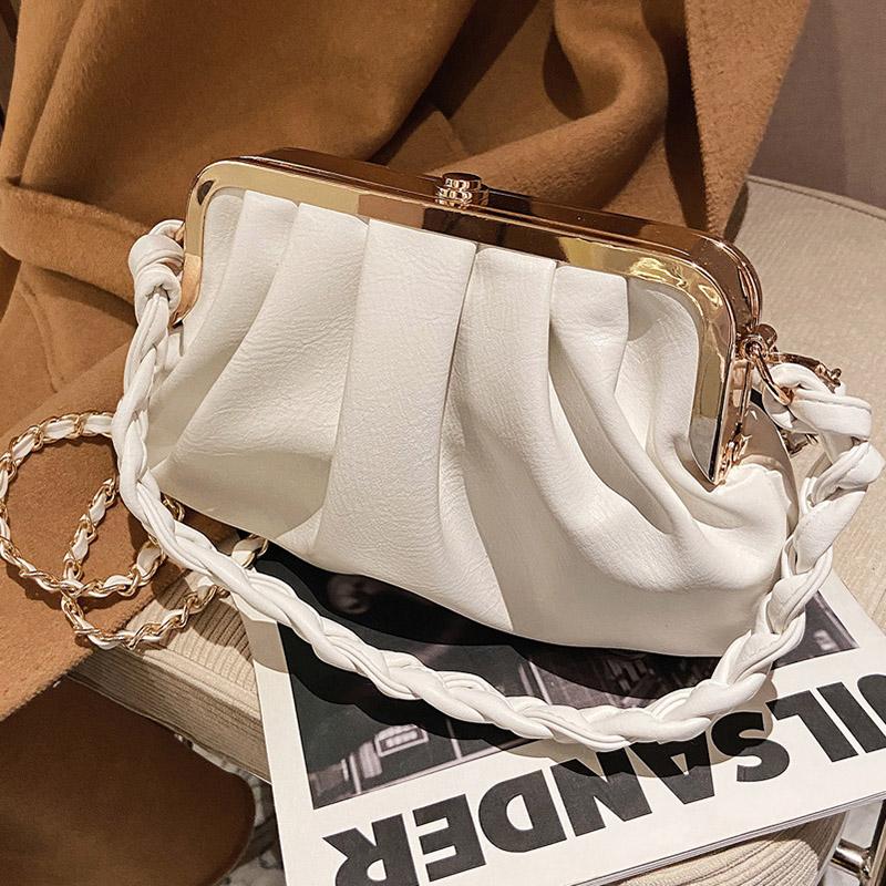Luxury Design Cloud Shoulder Bags for Women 2021 Fashion Thick Chain Handbags Ladies Clutch Bag Brand Trend Crossbody Bag Female, Black handbags
Luxury Design Cloud Shoulder Bags for Women 2021 Fashion Thick Chain Handbags Ladies Clutch Bag Brand Trend Crossbody Bag Female, Black handbags