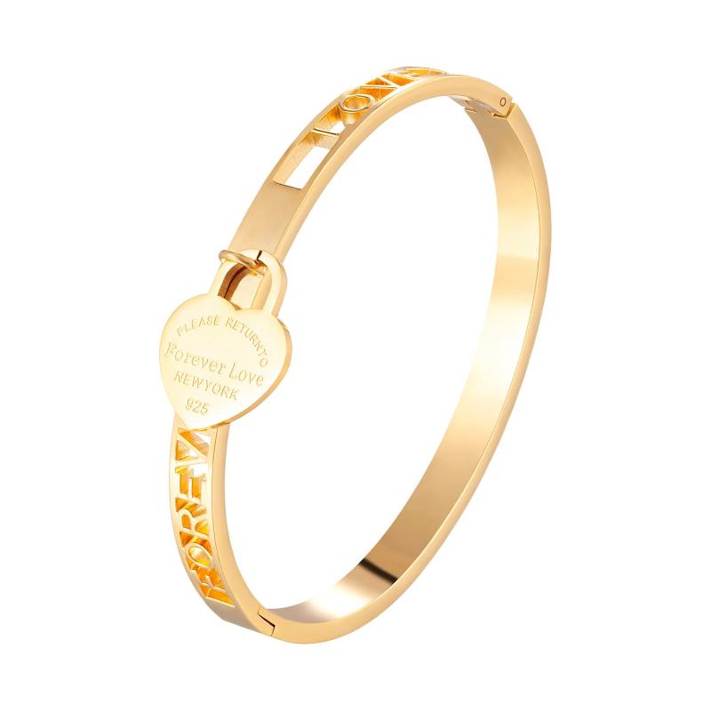 Bangle Trendy Hollow Forever Love Design Bangles For Women Men Stainless Steel Bracelets With Heart Pendant Luxury Jewelry Gifts
Bangle Trendy Hollow Forever Love Design Bangles For Women Men Stainless Steel Bracelets With Heart Pendant Luxury Jewelry Gifts