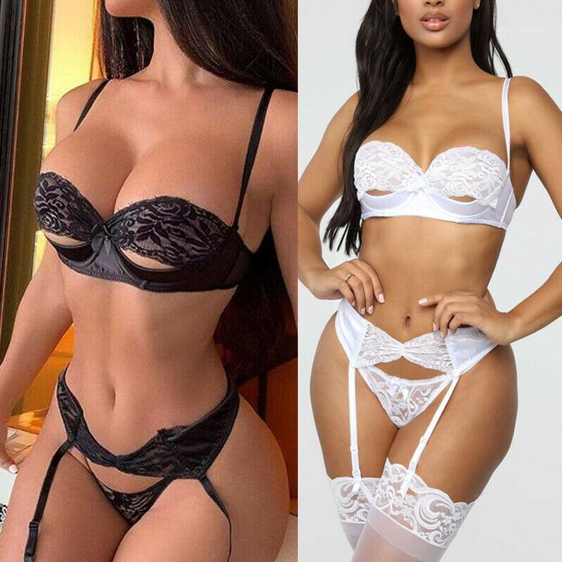 Hirigin Women 3PCS Sexy Lingerie Underwear Sleepwear Women G-string Bra Lace Babydoll Nightwear Lady Sexy Lace Exotic Sets1, Black
Hirigin Women 3PCS Sexy Lingerie Underwear Sleepwear Women G-string Bra Lace Babydoll Nightwear Lady Sexy Lace Exotic Sets1, Black