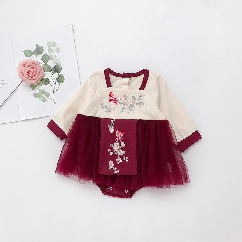 2021 New Girls Vintage Style Infant Bodysuit Es Toddler Kids Birthday Party Jumpsuits Baby Girl Clothes 0-2y Orzy, Red
2021 New Girls Vintage Style Infant Bodysuit Es Toddler Kids Birthday Party Jumpsuits Baby Girl Clothes 0-2y Orzy, Red
