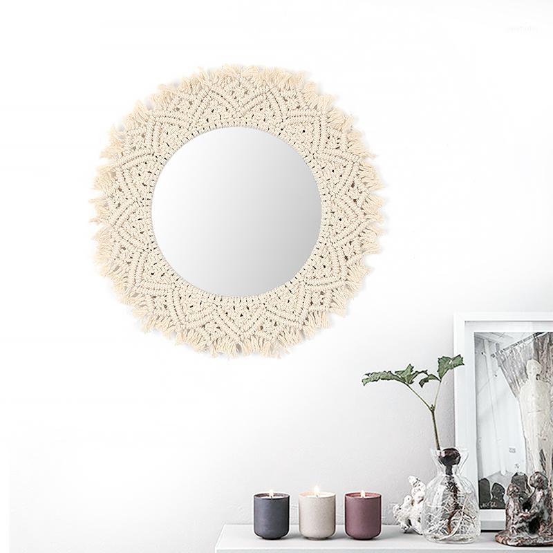 Feather Macrame hand-woven simple home hang - up living room wall hanging decorations decorative mirror wall tapestry serape1
Feather Macrame hand-woven simple home hang - up living room wall hanging decorations decorative mirror wall tapestry serape1