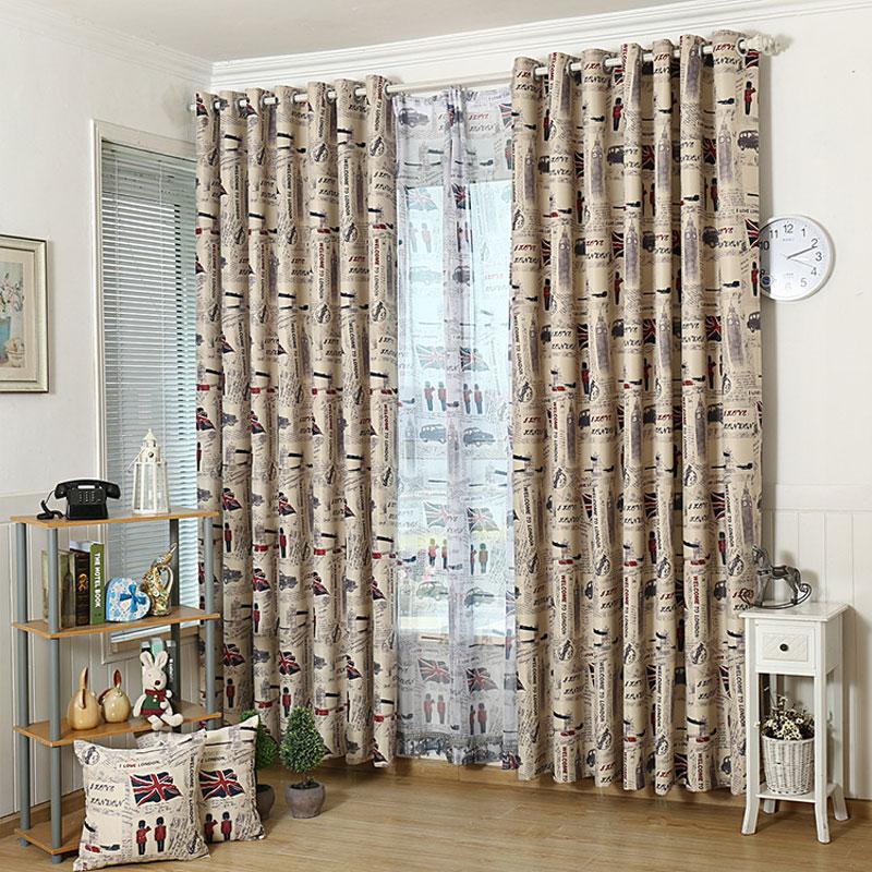 British Style Flag Bedroom Window Blackout Curtains and Tulle for Children Ready Made Kids tende Study Room Cortina, Colour 1
British Style Flag Bedroom Window Blackout Curtains and Tulle for Children Ready Made Kids tende Study Room Cortina, Colour 1