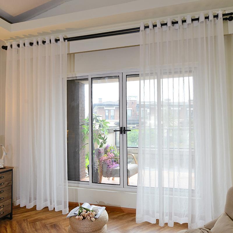 Voile Window Curtain Screens Linen Simple Solid Modern Tulle Curtains Screens1, Pure white
Voile Window Curtain Screens Linen Simple Solid Modern Tulle Curtains Screens1, Pure white