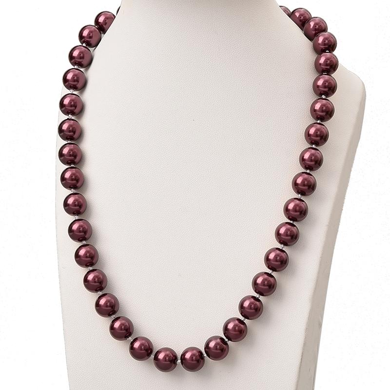 Round 10mm Pearls Beads For Deep Purple Synthetic Pearls Charm Necklace Jewelry Birthday Women Ladies Gifts 18inch H851
Round 10mm Pearls Beads For Deep Purple Synthetic Pearls Charm Necklace Jewelry Birthday Women Ladies Gifts 18inch H851