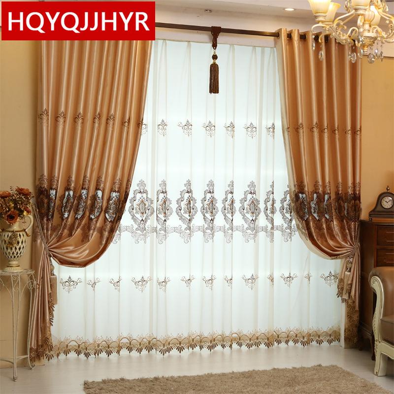 European luxury imitation silk embroidered curtain for living Room sheer curtains for kitchen window curtain bedroom/ balcony, Tulle
European luxury imitation silk embroidered curtain for living Room sheer curtains for kitchen window curtain bedroom/ balcony, Tulle