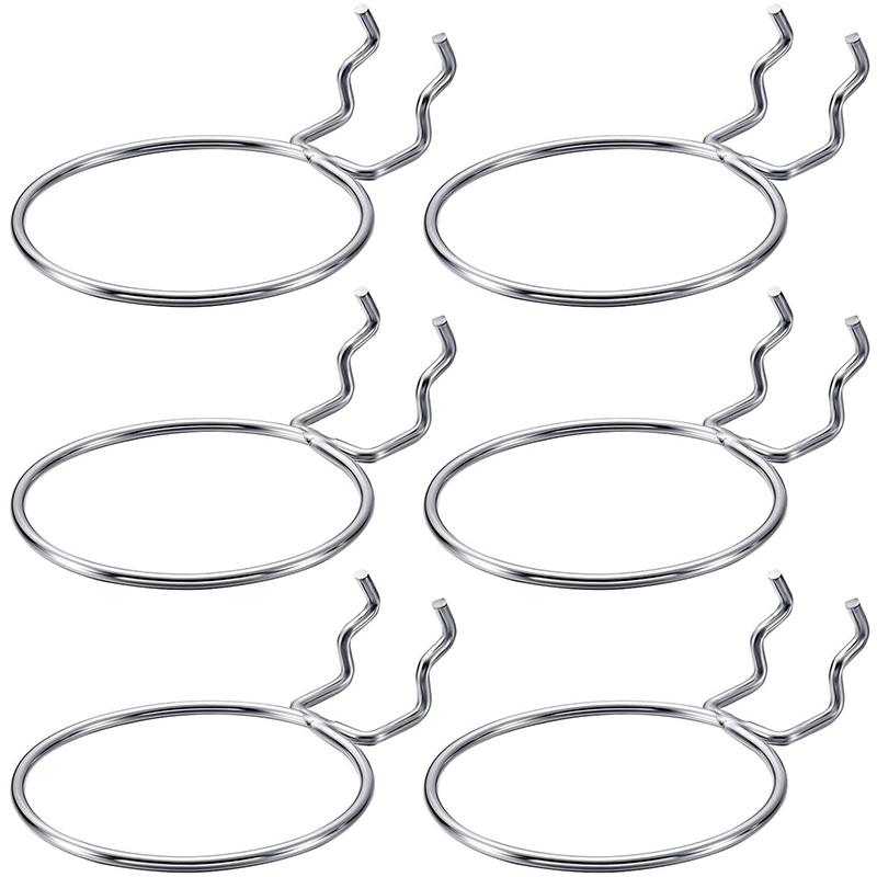 6 Pieces Pegboard Bin Hooks Pegboard Rings Accessories Hook Holders Hanging Jar Cup Hooks
6 Pieces Pegboard Bin Hooks Pegboard Rings Accessories Hook Holders Hanging Jar Cup Hooks