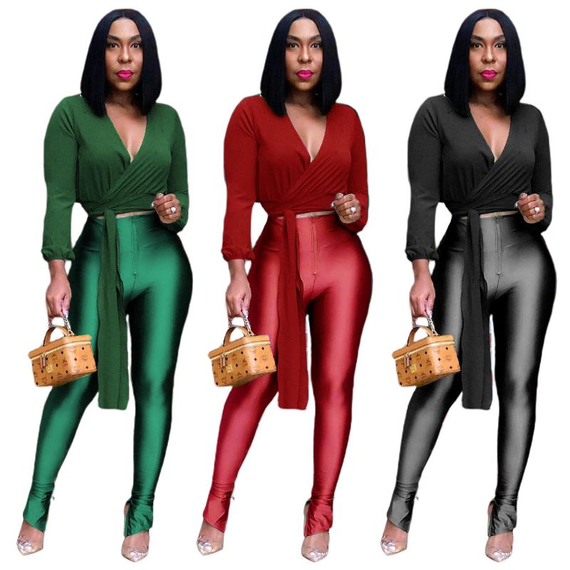 Women's Two Piece Pants Fashion Fall Winter Elegant Set Tie Up Mini Shirts Tops And Slit Flare Tracksuit Fitness Outfits, White
Women's Two Piece Pants Fashion Fall Winter Elegant Set Tie Up Mini Shirts Tops And Slit Flare Tracksuit Fitness Outfits, White