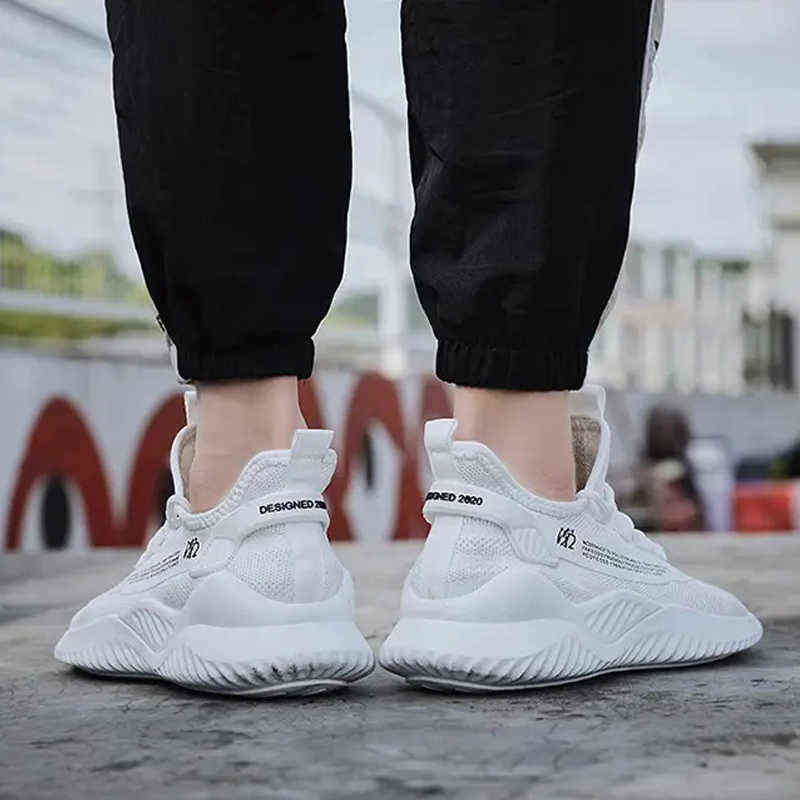 New Running Shoes Men Zapatillas De Deporte Platform Breathable Athletic Trainer Sneakers 2021 Fashion AA220312