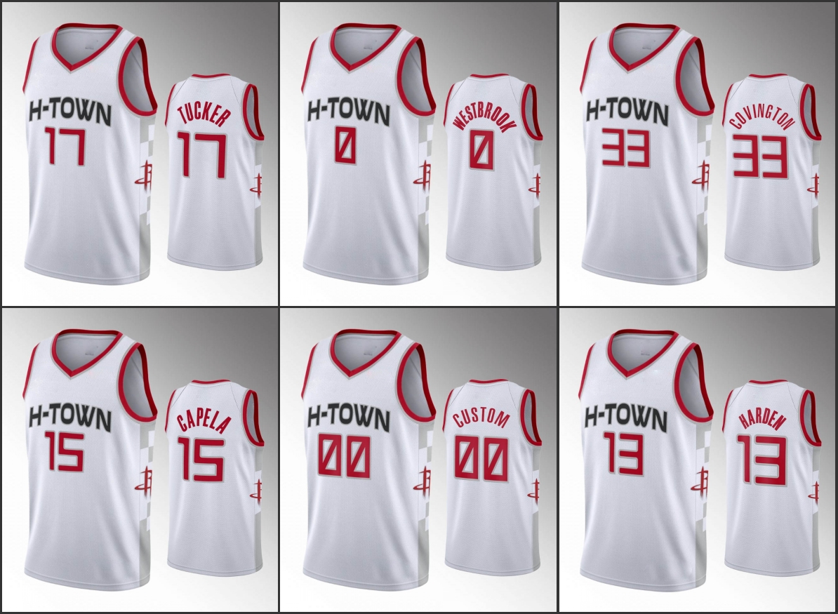 Houston Rockets''James Harden Russell Westbrook Clint Capela DeMarre Carroll White Men Custom Jersey
Houston Rockets''James Harden Russell Westbrook Clint Capela DeMarre Carroll White Men Custom Jersey