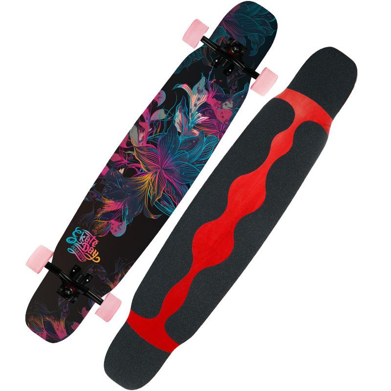 Dancing Longbard Women Long Board Dance 118cm Beginner PU Wheels Dance Sliding Road Adult Girls Long Board Colorful New, A14
Dancing Longbard Women Long Board Dance 118cm Beginner PU Wheels Dance Sliding Road Adult Girls Long Board Colorful New, A14