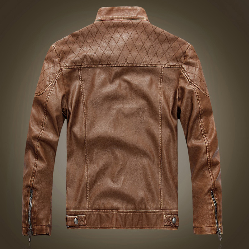 2021 New Arrival Man Fashion Jacket Pu Leather Coat Men of the Autumn Soft Outerwear Sales Hot 326 I6GQ, Brown
2021 New Arrival Man Fashion Jacket Pu Leather Coat Men of the Autumn Soft Outerwear Sales Hot 326 I6GQ, Brown