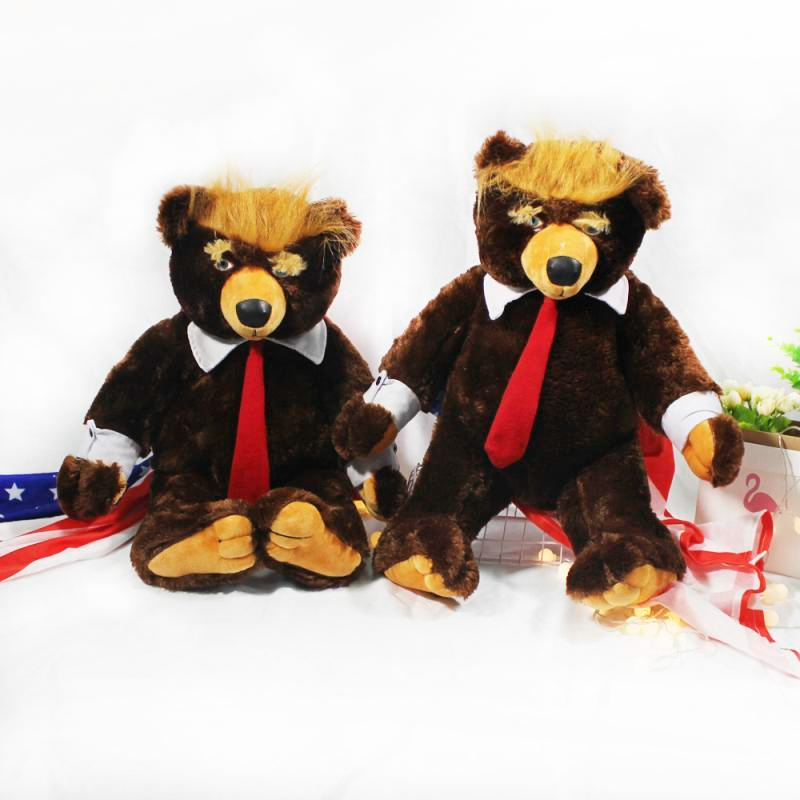 60cm Donald Trump Bear Plush Toys Cool USA President Bear With Flag Cute Animal Bear Dolls Trump Plush Stuffed Toy Kids Gifts 0224
60cm Donald Trump Bear Plush Toys Cool USA President Bear With Flag Cute Animal Bear Dolls Trump Plush Stuffed Toy Kids Gifts 0224