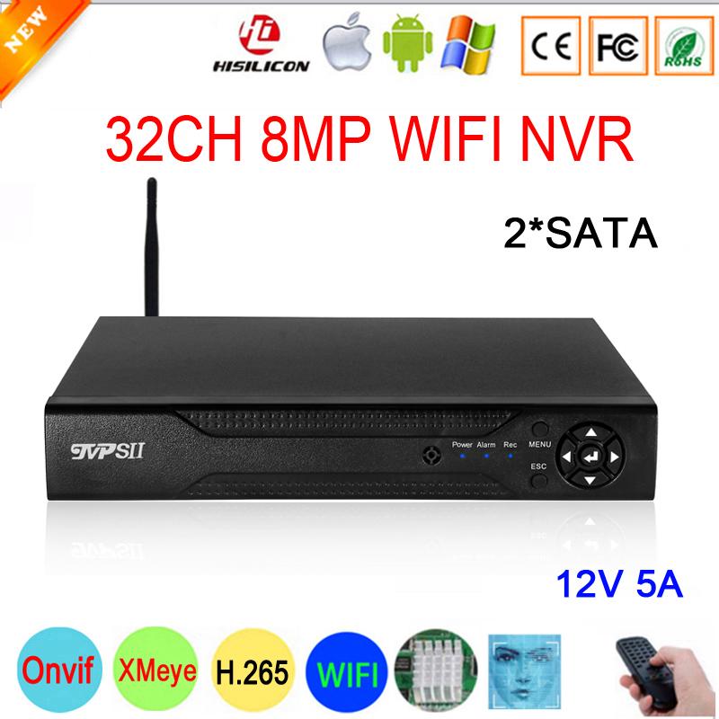 12V 5A Hi3536C XMeye Surveillance Video Recorder 8MP 4K 32CH H.265+ 2*SATA Audio Onvif Face Detection CCTV WIFI NVR
12V 5A Hi3536C XMeye Surveillance Video Recorder 8MP 4K 32CH H.265+ 2*SATA Audio Onvif Face Detection CCTV WIFI NVR