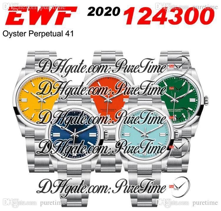 EWF 41mm A3230 Automatic Mens Watch 904L Steel Case And Bracelet Turquoise Blue Dial Best Edition 124300 Puretime 2020 PTRX E05, Accessories
EWF 41mm A3230 Automatic Mens Watch 904L Steel Case And Bracelet Turquoise Blue Dial Best Edition 124300 Puretime 2020 PTRX E05, Accessories