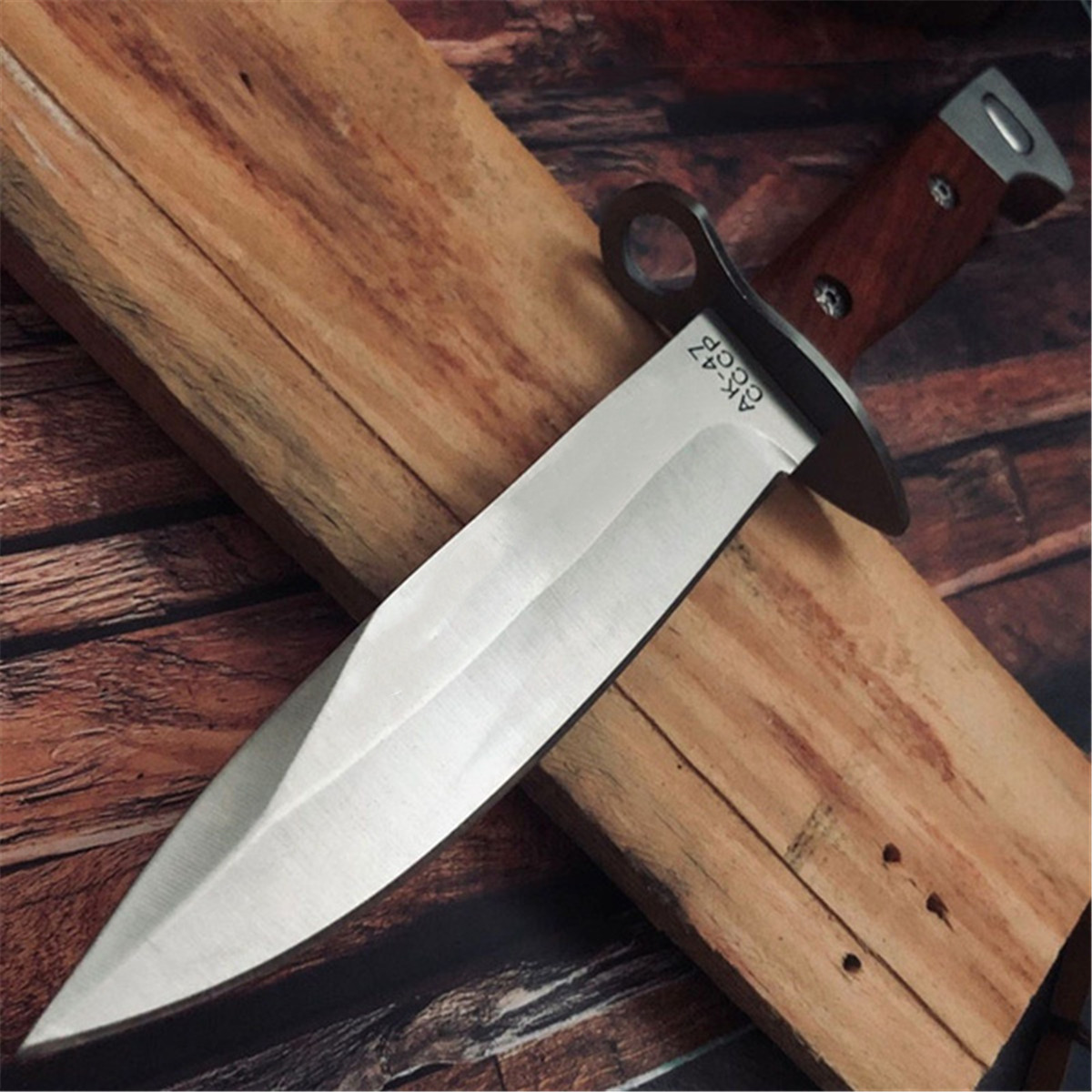 AK47 Fixed Blade Tactical Knife 440C Blade Wood Handle Outdoor Camping Hunting Survival Pocket Utility EDC Self Defense Tools Military Knives
AK47 Fixed Blade Tactical Knife 440C Blade Wood Handle Outdoor Camping Hunting Survival Pocket Utility EDC Self Defense Tools Military Knives