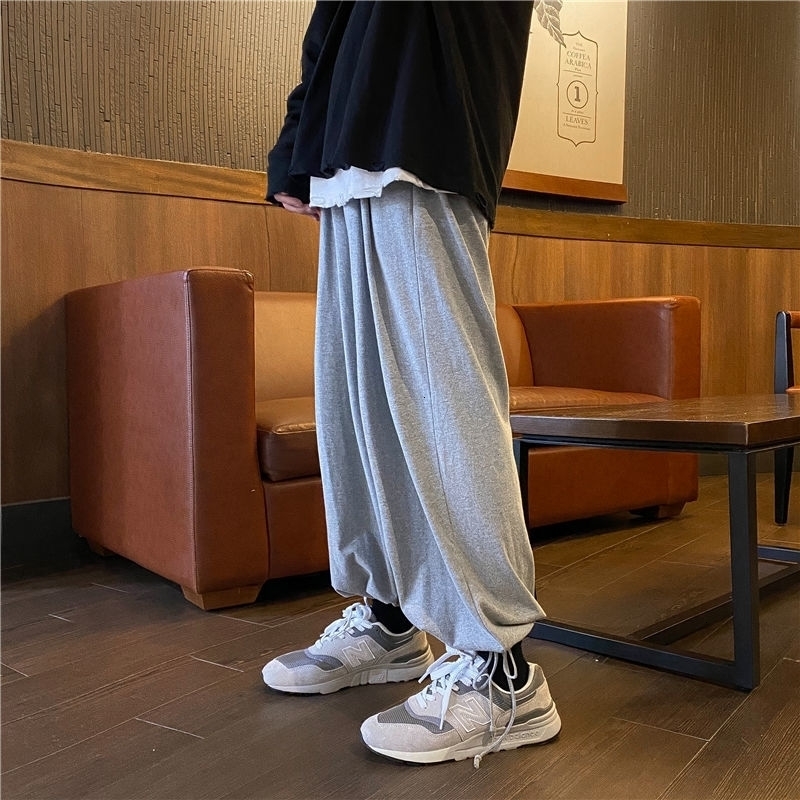 2021 New Japanese Style Men's Oversize Casual Korean Streetwear Pants Ankle-length Solid Color Woman Fashion Clothing Lm7u, Gray
2021 New Japanese Style Men's Oversize Casual Korean Streetwear Pants Ankle-length Solid Color Woman Fashion Clothing Lm7u, Gray