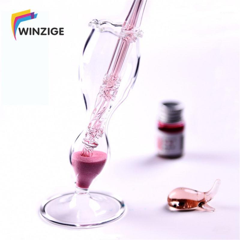 High Quality Simple Glass Pen Dip Pen Holder Beautiful Colored Glass Dipped Penholder Business Gift Office Chancery Stationery1
High Quality Simple Glass Pen Dip Pen Holder Beautiful Colored Glass Dipped Penholder Business Gift Office Chancery Stationery1